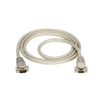 Black Box Rs232 Shielded Cable - Metal Hood, Db9 Male/female, 5-ft. (1.5-m) (EDN12H0005MF)