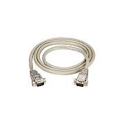 Black Box Rs232 Shielded Cable - Metal Hood, Db9 Male/male, 10-ft. (3.0-m) (EDN12H0010MM)