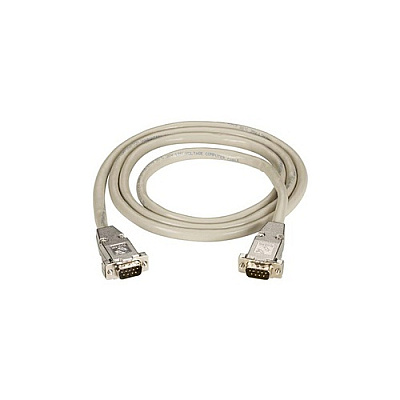 Black Box Rs232 Shielded Cable - Metal Hood, Db9 Male/male, 10-ft. (3.0-m) (EDN12H0010MM)