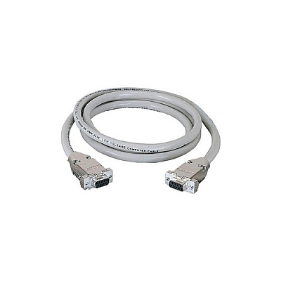 Black Box Rs232 Shielded Cable - Metal Hood, Db9 Female/female, 20-ft. (6.0-m) (EDN12H0020FF)