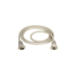 Black Box Rs232 Shielded Cable - Metal Hood, Db9 Male/female, 25-ft. (7.6-m) (EDN12H0025MF)