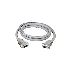 Black Box Rs232 Shielded Cable - Metal Hood, Db9 Female/female, 50-ft. (15.2-m) (EDN12H0050FF)