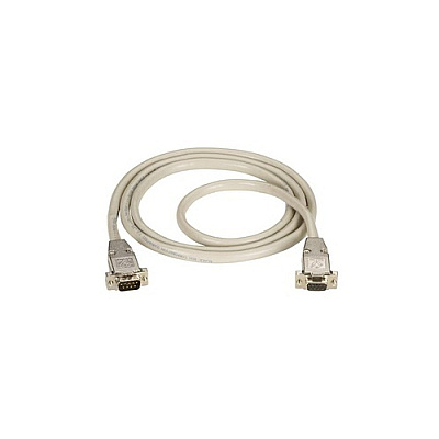 Black Box Rs232 Shielded Cable - Metal Hood, Db9 Male/female, 50-ft. (15.2-m) (EDN12H0050MF)