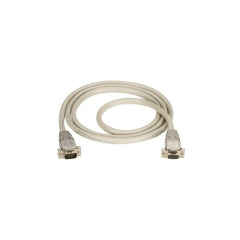 Black Box Rs232 Shielded Cable - Metal Hood, Db9 Male/female, 100-ft. (30.4-m) (EDN12H0100MF)