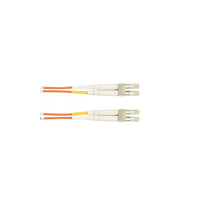 Black Box Om1 62.5/125 Multimode Fiber Optic Patch Cable - Ofnr Pvc, Lc To Lc, Orange, 20-m (65.6-ft.) (EFN110020MLCLC)