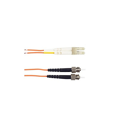 Black Box Om1 62.5/125 Multimode Fiber Optic Patch Cable - Ofnr Pvc, St To Lc, Orange, 20-m (65.6-ft.) (EFN110020MSTLC)