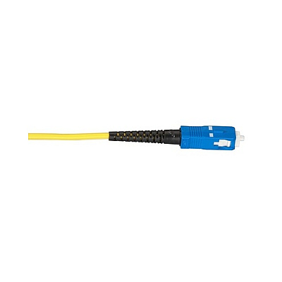 Black Box Os2 9/125 Singlemode Fiber Optic Patch Cable - Ofnr Pvc, Sc To Sc, Yellow, 2-m (6.5-ft.) (EFN310002MSCSC)