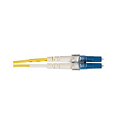 Black Box Os2 9/125 Singlemode Fiber Optic Patch Cable - Ofnr Pvc, Lc To Lc, Yellow, 20-m (65.6-ft.) (EFN310020MLCLC)