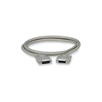 Black Box Db15 Thumbscrew Cable - Male/female, 25-ft. (7.6-m) (EGM16T0025MF)