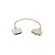 Black Box Kvm User Cable - Keyboard/monitor/mouse Cable With Audio, Ps, Ps/2 Standard, 10-ft. (3-m) (EHN154A0010)