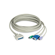 Black Box Cat5 Extender Cable With Ddc Support - 3-ft. (0.9-m) (EHN230D0003)