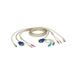 Black Box Kvm Cpu Cable - Dt Pro Ii Series, Vga, Ps/2, Audio, 6-ft. (1.8-m) (EHN70020210006)