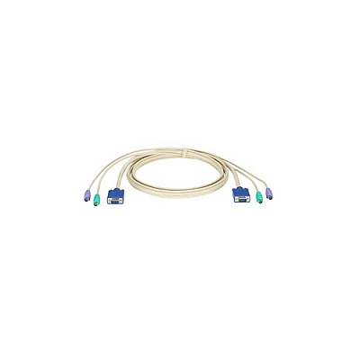 Black Box Kvm Cpu Cable - Dt Basic, Vga, Ps/2, Cable, 9-ft. (EHN700230009)