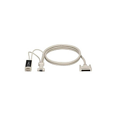 Black Box Kvm User Cable - Db25, Vga, Usb, 1-ft. (0.3-m), Gsa, Taa (EHNUSB0001)