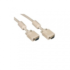 Black Box Vga Video Cable With Ferrite Core - Male/male, Beige, 5-ft. (1.5-m) (EVNPS06-0005-MM)