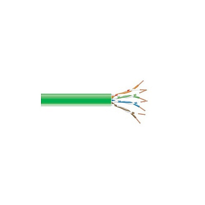 Black Box Cat6 550-mhz Stranded Ethernet Bulk Cable - Unshielded (utp), Cm Pvc, Green, 1000-ft. (304.8-m) Spool, Gsa, Taa (EVNSL0642A1000)
