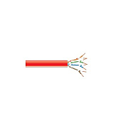Black Box Cat6 550-mhz Stranded Ethernet Bulk Cable - Unshielded (utp), Cm Pvc, Red, 1000-ft. (304.8-m) Spool, Gsa, Taa (EVNSL0643A1000)