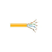 Black Box Cat6 550-mhz Stranded Ethernet Bulk Cable - Unshielded (utp), Cm Pvc, Orange, 1000-ft. (304.8-m) Spool, Gsa, Taa (EVNSL0649A1000)