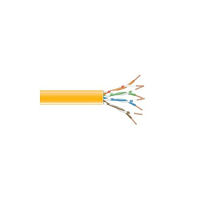 Black Box Cat6 550-mhz Stranded Ethernet Bulk Cable - Unshielded (utp), Cm Pvc, Orange, 1000-ft. (304.8-m) Spool, Gsa, Taa (EVNSL0649A1000)