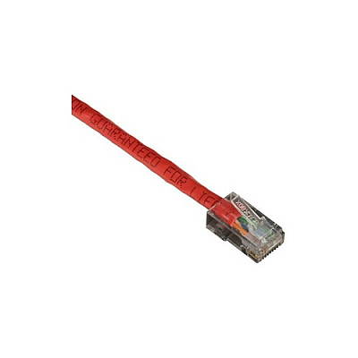 Black Box Cat6 550-mhz Stranded Ethernet Patch Cable - Unshielded (utp), Cm Pvc, No Boot (rj45 M/m), Red, 5-ft. (1.5-m) (EVNSL6230005)