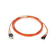 Black Box Om1 62.5/125 Multimode Fiber Optic Patch Cable - Ofnr Pvc, St To Sc, Orange, 10-m (32.8-ft.), Gsa, Taa. (EXN4016010M)