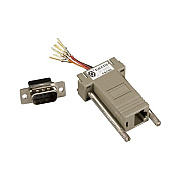 Black Box Modular Adapter Kit - Db9 Male To Rj45 Female, 8-wire (FA755)