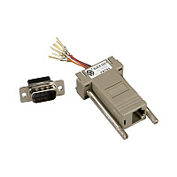 Black Box Modular Adapter Kit - Db9 Male To Rj45 Female, 8-wire (FA755)