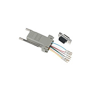 Black Box Modular Adapter Kit - Db9 Female To Rj45 Female, 8-wire (FA756)