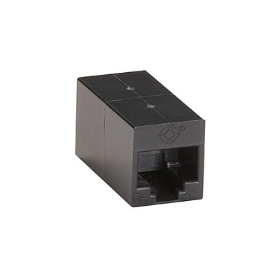 Black Box Cat5e Unshielded Straight-pin Coupler - Black, Gsa, Taa (FM509)