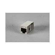 Black Box Cat6 Shielded Straight-pin Coupler - Metal, Gsa, Taa (FM608)