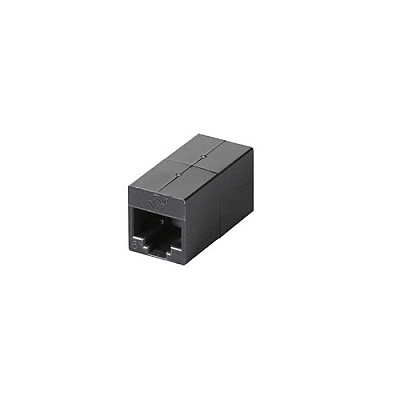 Black Box Cat6 Coupler - Unhielded, Straight-pin, Office Black, 10-pack, Gsa, Taa (FM60910PAK)