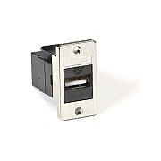 Black Box Panel Mount Usb Coupler Type A Female/type B Female Black, Gsa, Taa (FMT1050)
