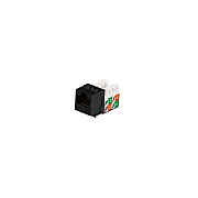 Black Box Cat5e Keystone Jack - Unshielded, Black, Gsa, Taa (FMT921R2)
