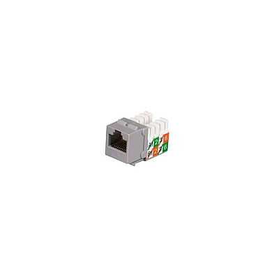 Black Box Cat5e Keystone Jack - Unshielded, Gray, Gsa, Taa (FMT923R2)