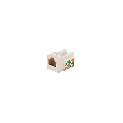 Black Box Cat5e Keystone Jack - Unshielded, Office White, Gsa, Taa (FMT925R2)