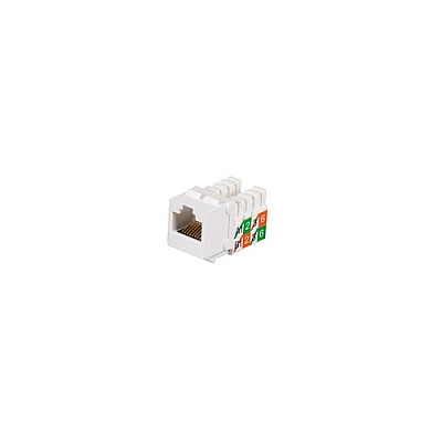 Black Box Cat5e Keystone Jack - Unshielded, White, Gsa, Taa (FMT929R2)