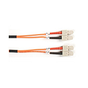 Black Box Om1 62.5/125 Multimode Fiber Optic Patch Cable - Ofnr Pvc, Sc To Sc, Orange, 5-m (16.4-ft.) (FO625005MSCSC)