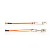 Black Box Om1 62.5/125 Multimode Fiber Optic Patch Cable - Ofnr Pvc, Lc To Lc, Orange, 10-m (32.8-ft.) (FO625010MLCLC)