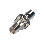 Black Box Fiber Optic Coupling - Singlemode, Simplex, Ceramic Sleeve, Round, St-st, Silver, Gsa, Taa (FOT110)