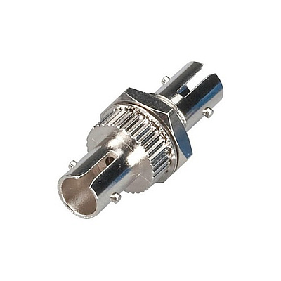 Black Box Fiber Optic Coupling - Singlemode, Simplex, Ceramic Sleeve, Round, St-st, Silver, Gsa, Taa (FOT110)