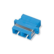 Black Box Fiber Optic Coupling - Multimode, Duplex, Bronze Sleeve, Plastic Flange, Rectangular, Sc-sc, Blue, Gsa, Taa (FOT118)