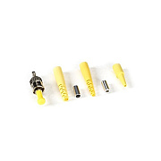 Black Box Ceramic Fiber Optic Connector - 126-micron, Singlemode, Simplex, St, 3.0-mm Boot, Gsa, Taa (FOT200R2)
