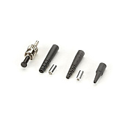 Black Box Ceramic Fiber Optic Connector - 126-micron, Multimode, Simplex, St, 2.0, 3.0-mm And 900um Boot Options, Gsa, Taa (FOT203R2)