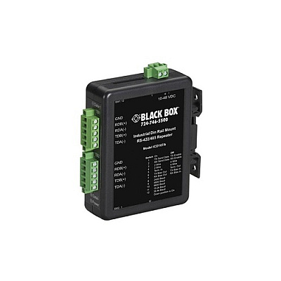 Black Box Async Rs-422/485 Repeater - (2) 5-position Terminal Blocks, Gsa, Taa (ICD107A)