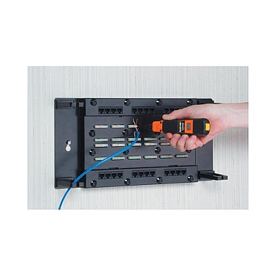 Black Box Cat5e Wallmount Patch Panel With Cover - 24-port , Gsa, Taa (JPM085AR3)