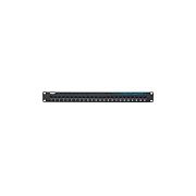 Black Box Cat6 Patch Panel - Feed-through, 1u, Unshielded, 24-port, Gsa, Taa (JPM818A)