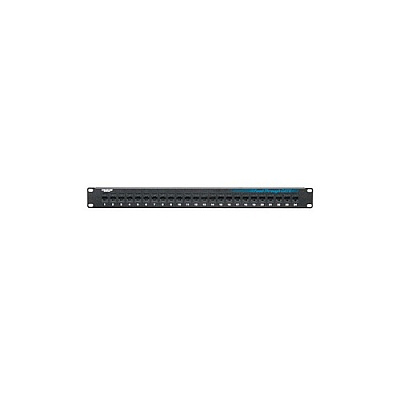 Black Box Cat6 Patch Panel - Feed-through, 1u, Unshielded, 24-port, Gsa, Taa (JPM818A)