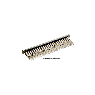 Black Box Cat6 Shielded Patch Panel - 1u, 24-port, Gsa, Taa (JPS60A24)