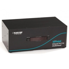 Black Box Kvm Switch - Dual-head, Dvi-d Dual-link, Usb True Emulation, Audio, 4-port , Gsa, Taa (KV2204A)