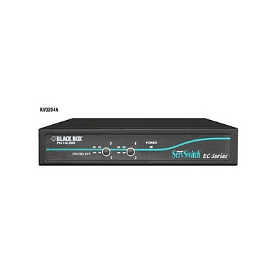 Black Box Kvm Switch For Ps/2 Or Usb Servers And Usb Consoles - 4-port, Gsa, Taa (KV9204A)